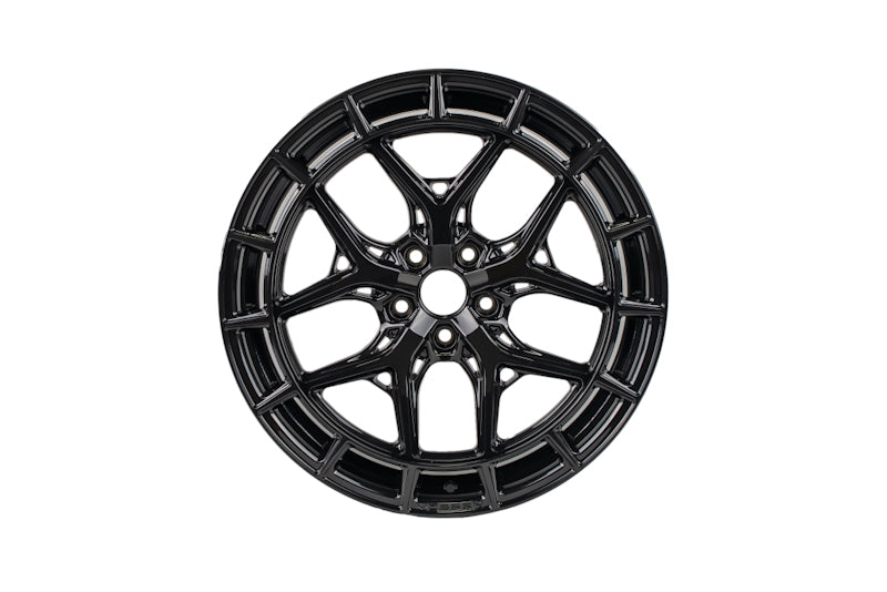 2020-27 C8 Corvette Stingray Vossen HFX1 20x9 + 35 and 21x12 + 52, Gloss Black