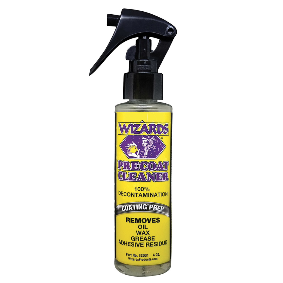 WIZARD PRODUCTS Multi-Purpose Cleaner, Precoat Cleaner, 4 oz Spray Bottle, Each