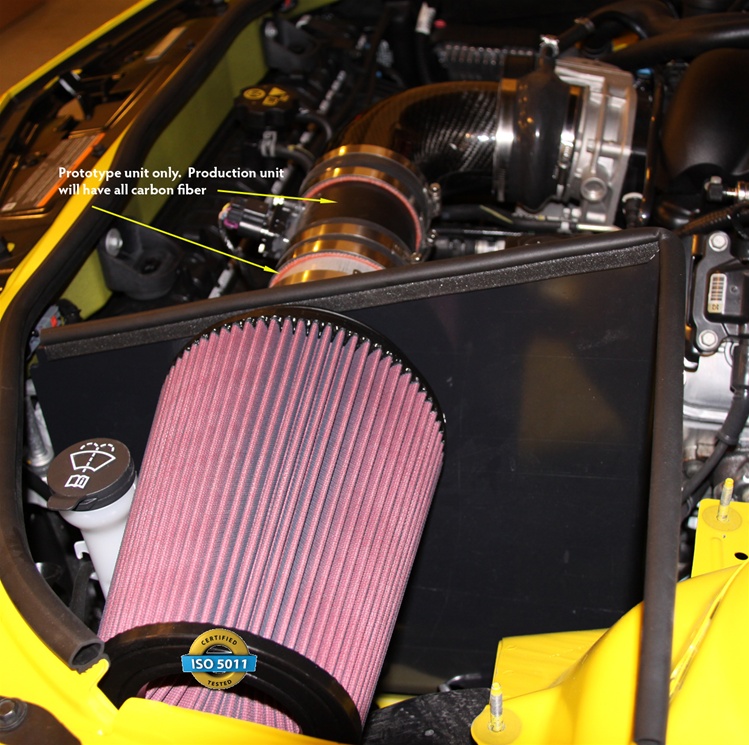 Halltech Yellow Jacket 102mm 2010-2014 Camaro SS Cold Air Intake