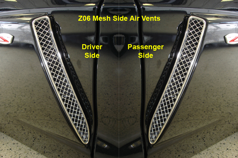 Z06/C6 Corvette Stainless Mesh Front Brake Vent