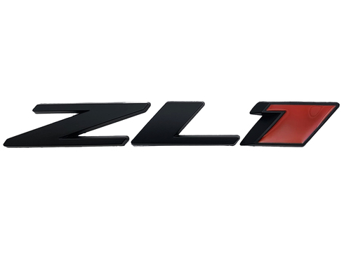 16-22+ Camaro Matte Black & Red "ZL1" Emblem(s)