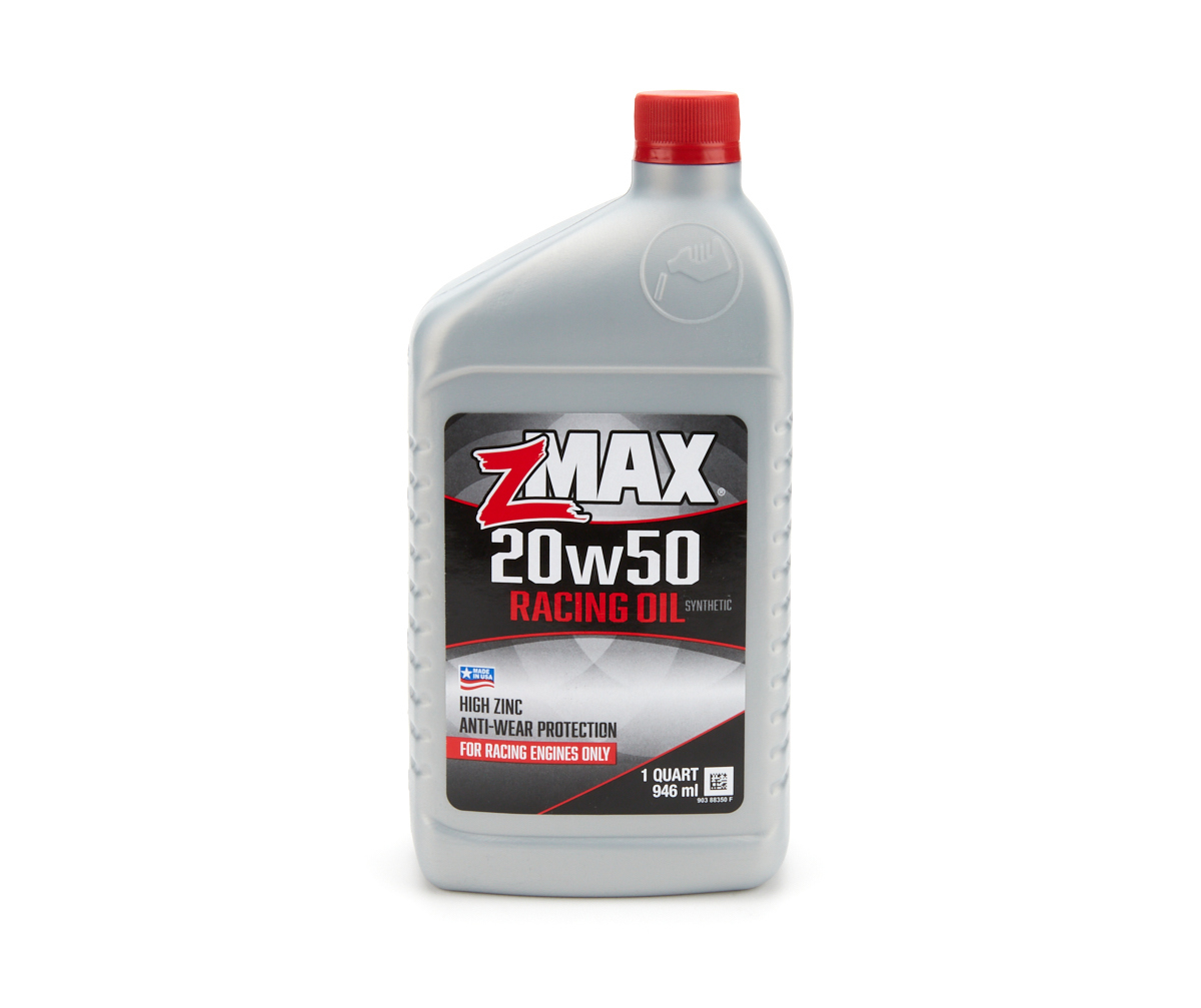 ZMAX Motor Oil Racing High Zinc 20W50 Synthetic 1 qt Bottle Each
