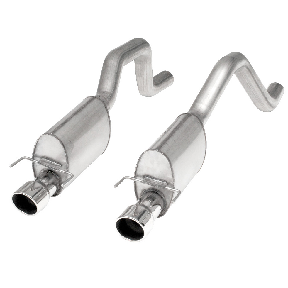 2006-2013 Corvette C6/ZO6 6.2L, 7.0L, 2006-2013 ZR1 6.2L, 7.0L SW Axleback Dual Turbo Chambered Mufflers Factory Connect