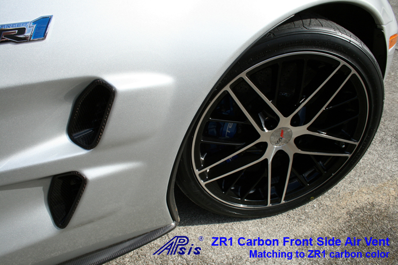 C6/ZR1 Real Carbon Fiber ZR1 Front Brake Scoop / Side Air Vent