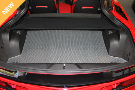 2014 C7 Corvette Stingray Lloyds Clear Protector Cargo Mat, Pair, All Weather