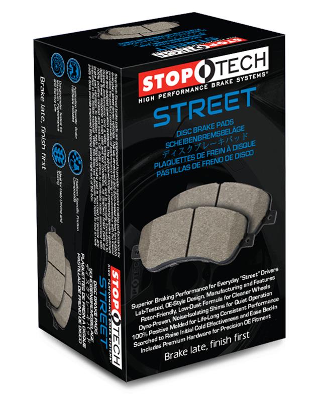 C7 Corvette Stingray, 2016+ Camaro Front Stop-Tech Sport Brake Pads; w/ Shims