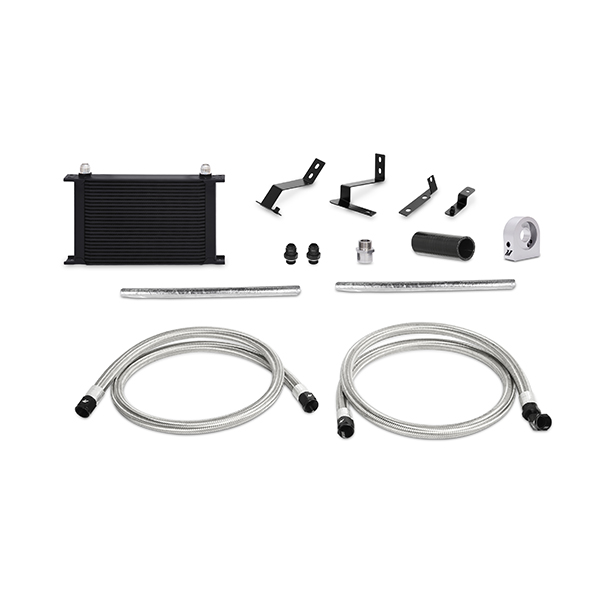 Mishimoto Camaro 2.0t Oil Cooler Kit, 2016+,Stealth Black, Non-Thermostatic