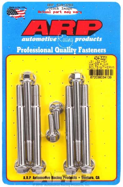 ARP Timing Corver / Water Pump Bolt Kit LS1/LS6, Stainless Steel, Hex Head