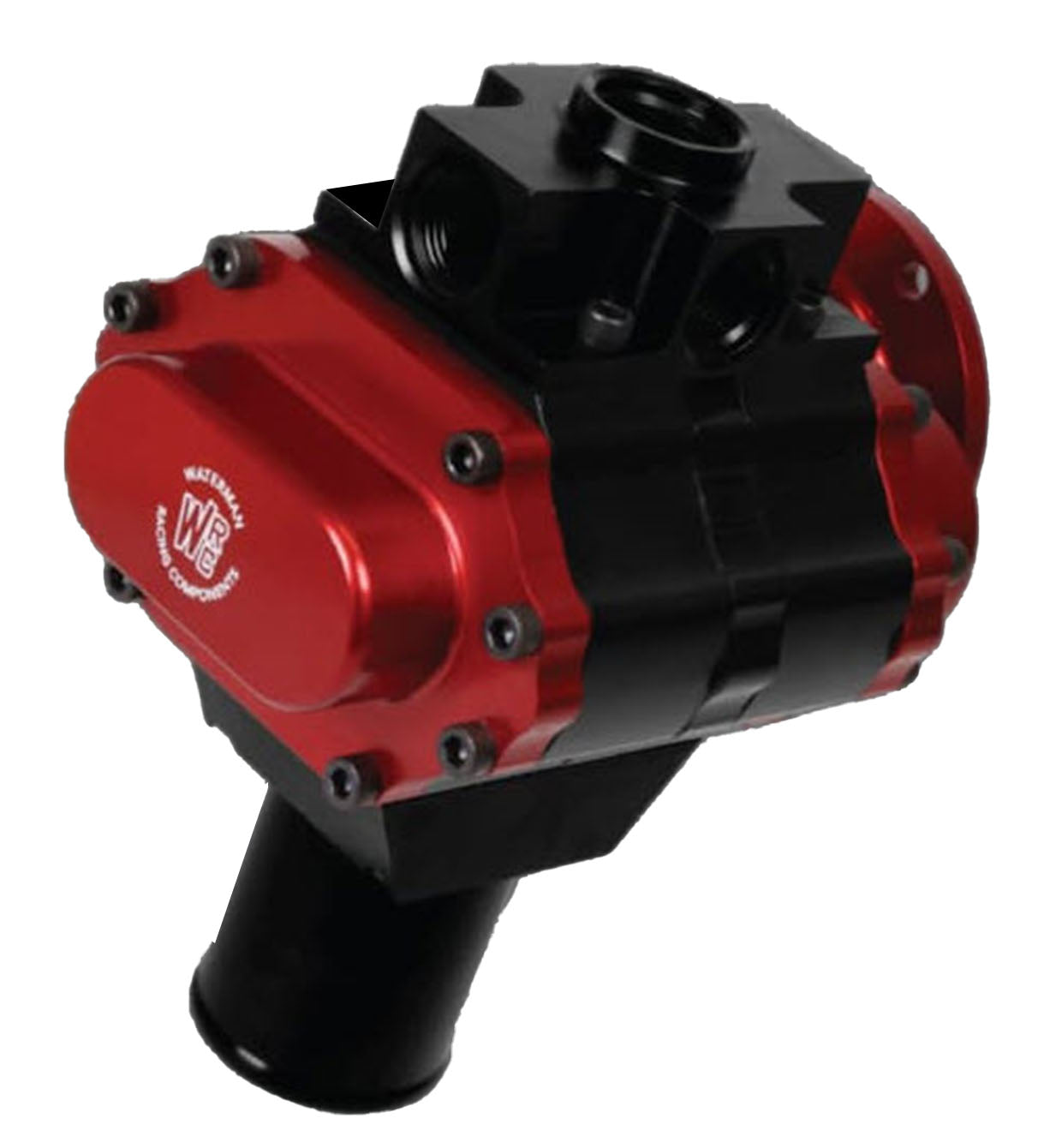 Waterman Pump, 1/2 Super Bertha, Std Rotation, V-Band, 3/8 Hex Aluminum Center