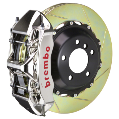 Brembo 20+ Corvette C8/C8 Z51 Rear GTR BBK 6 Piston Billet 380x32 2pc Rotor Slot