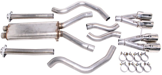 Bassani Cat Back Exhaust System - Except Z06