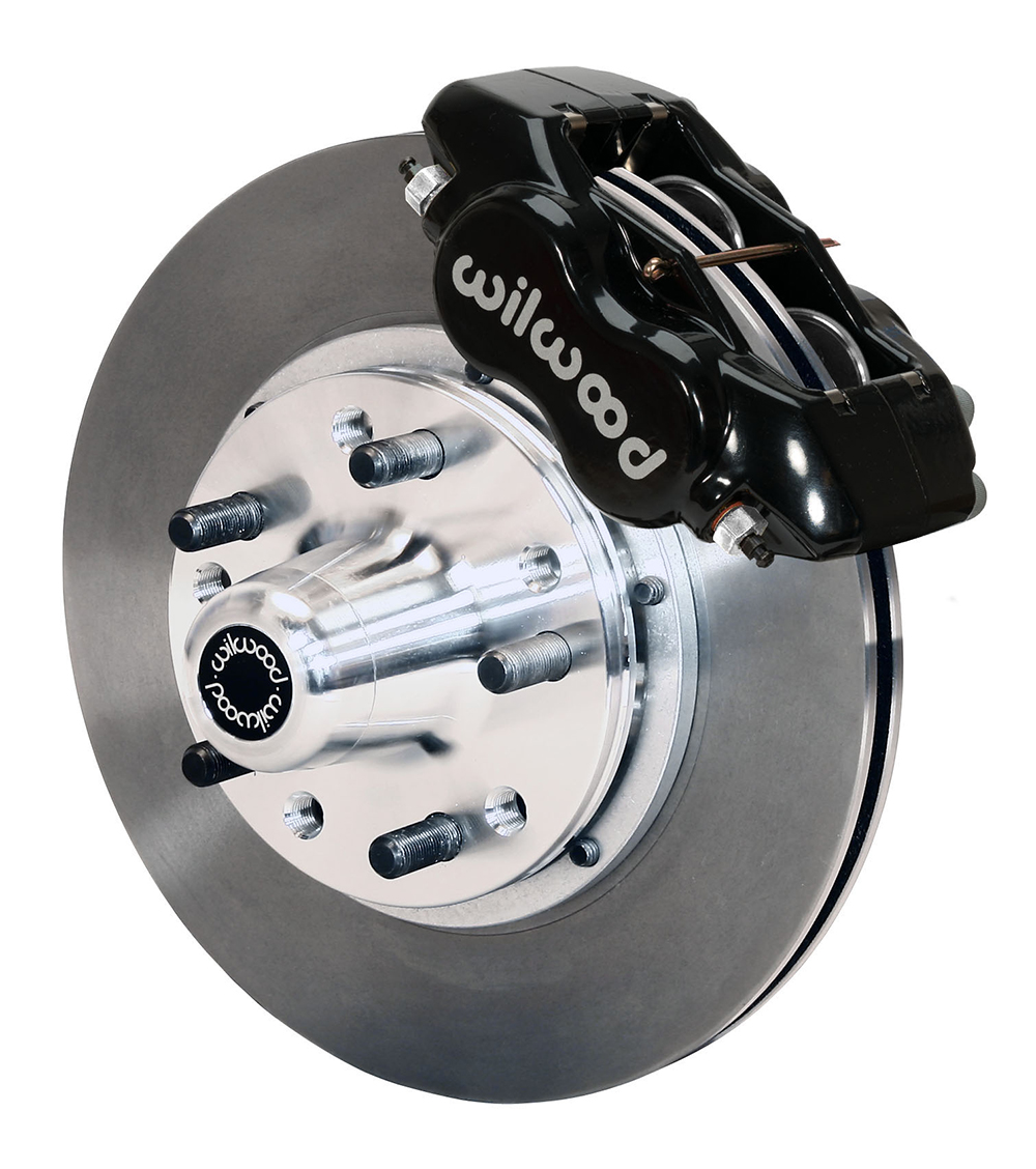 1953-1962 Corvette Wilwood Dynalite Front 11" Brake Kit Black