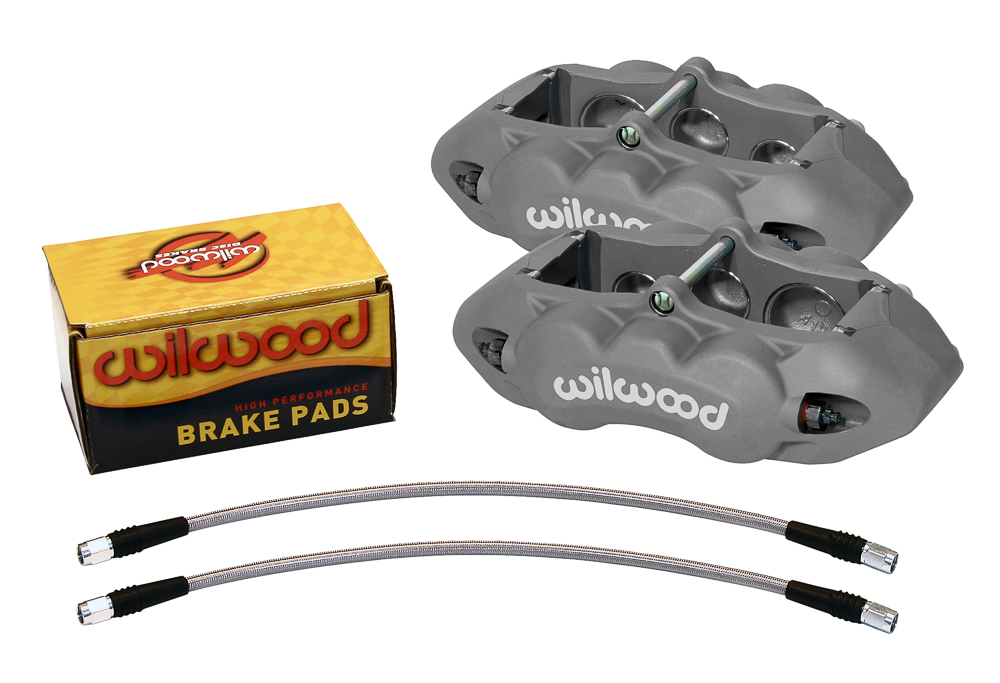1965-1982 Corvette Wilwood D8-6 Front Caliper Kit Anodized