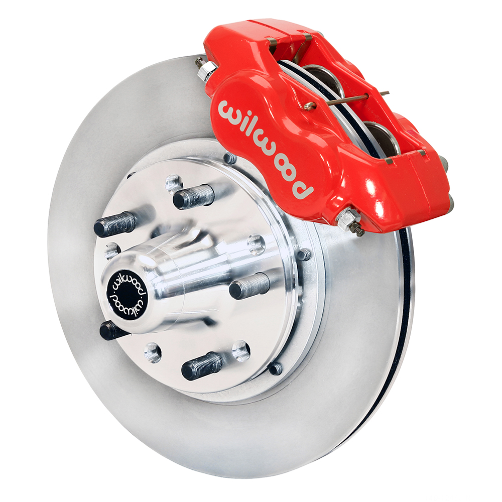 1963-1964 Corvette Wilwood Dynalite Front 11" Brake Kit Red