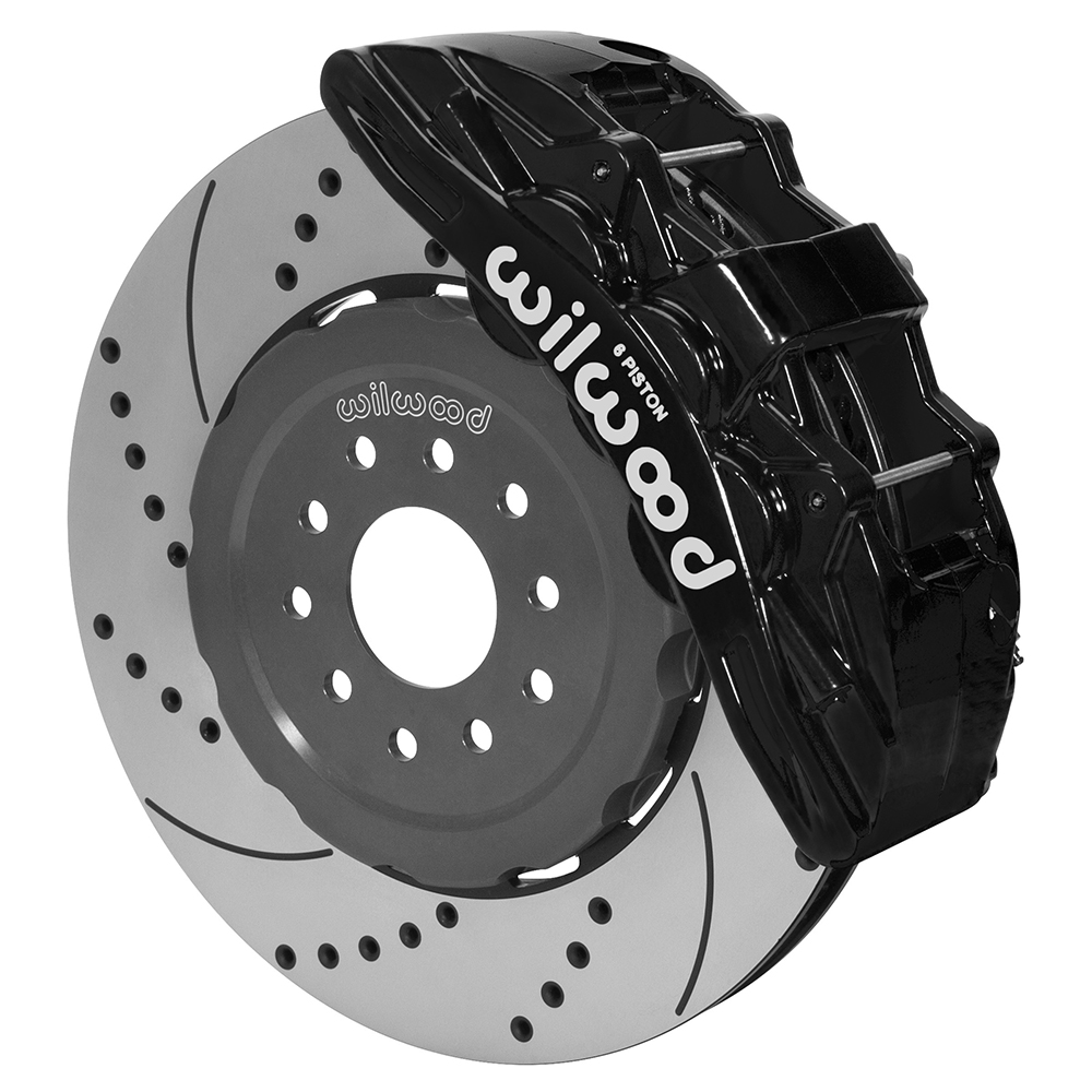 1997-2013 Corvette Wilwood SX6R Front 15" Drilled Brake Kit