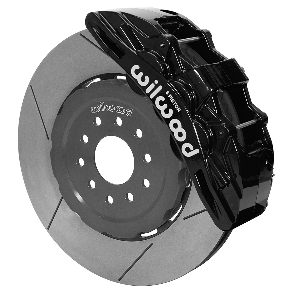 1997-2013 Corvette Wilwood SX6R Front 15" Brake Kit Black