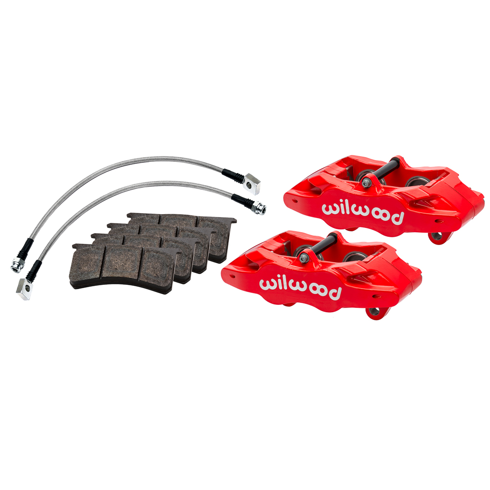 1997-2004 Corvette C5 Wilwood SLC56 Front Caliper Kit Red
