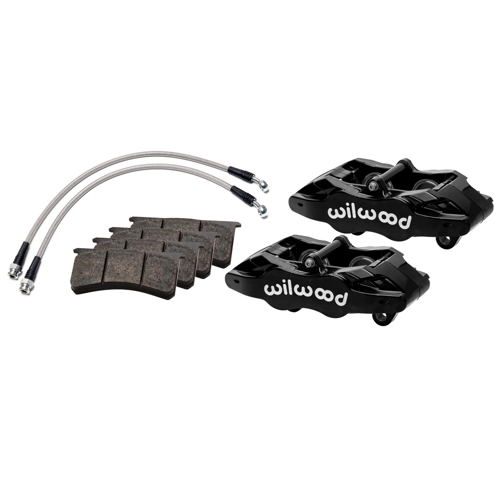 2005-2013 Corvette C6 Base Wilwood SLC56 Front Caliper Kit Black