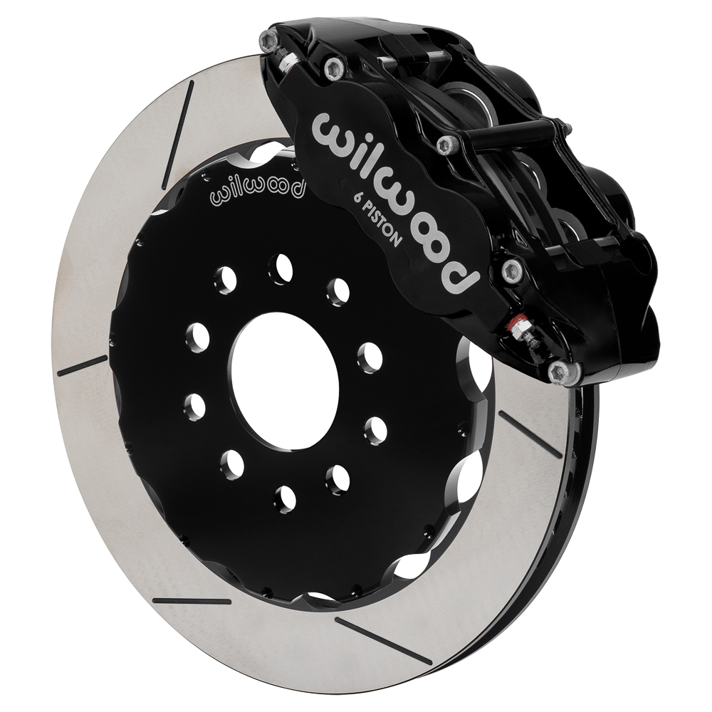 2014-2019 Corvette C7 Wilwood FNSL6R 13.06" Front Brake Kit Slotted Black