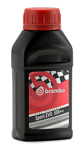 Brembo Sport EVO 500++ Brake Fluid, 250ml Bottle, For the Street and the Track