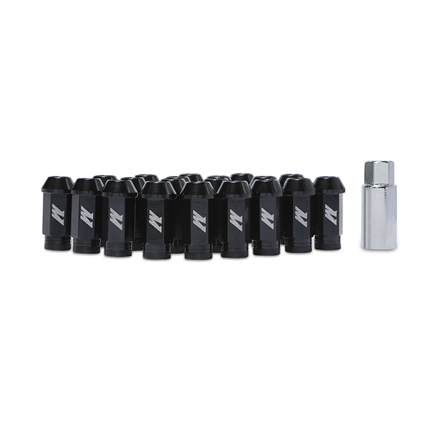 Mishimoto Aluminum Locking Lug Nuts, M12 x 1.5, Black