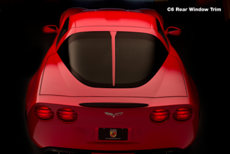 Altec C6 Corvette Split Window Trim Pieces, Two Sections, Daytona Style, Custom Paint Matched