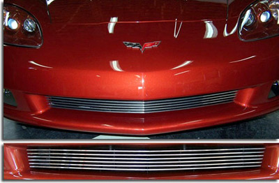 Corvette C6 Polished Aluminum Billet Grille