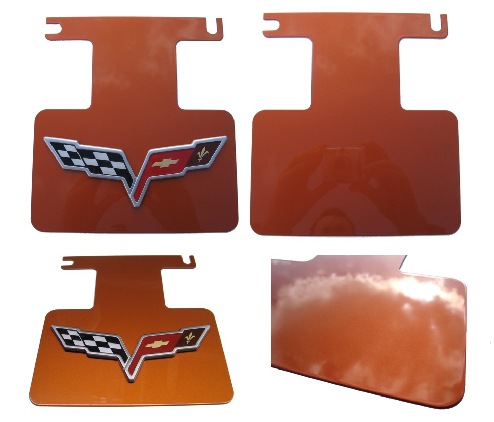 C6 Corvette Colored Matched Enhancer Plates w/Emblem