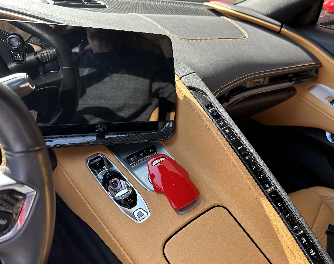 2020-2026 C8 Corvette Billet Painted Ride Mode Control Selector Overlay