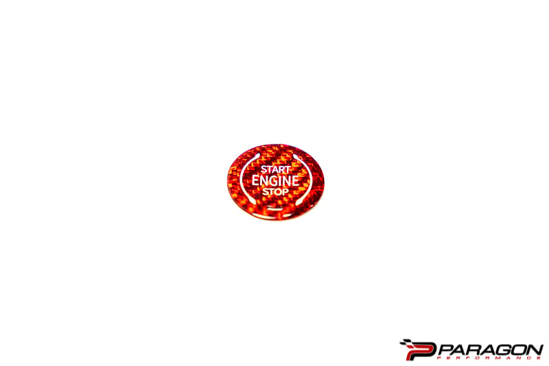 Paragon Performance Red Engine Start/Stop Button Chevrolet C8 Corvette 2020-2023