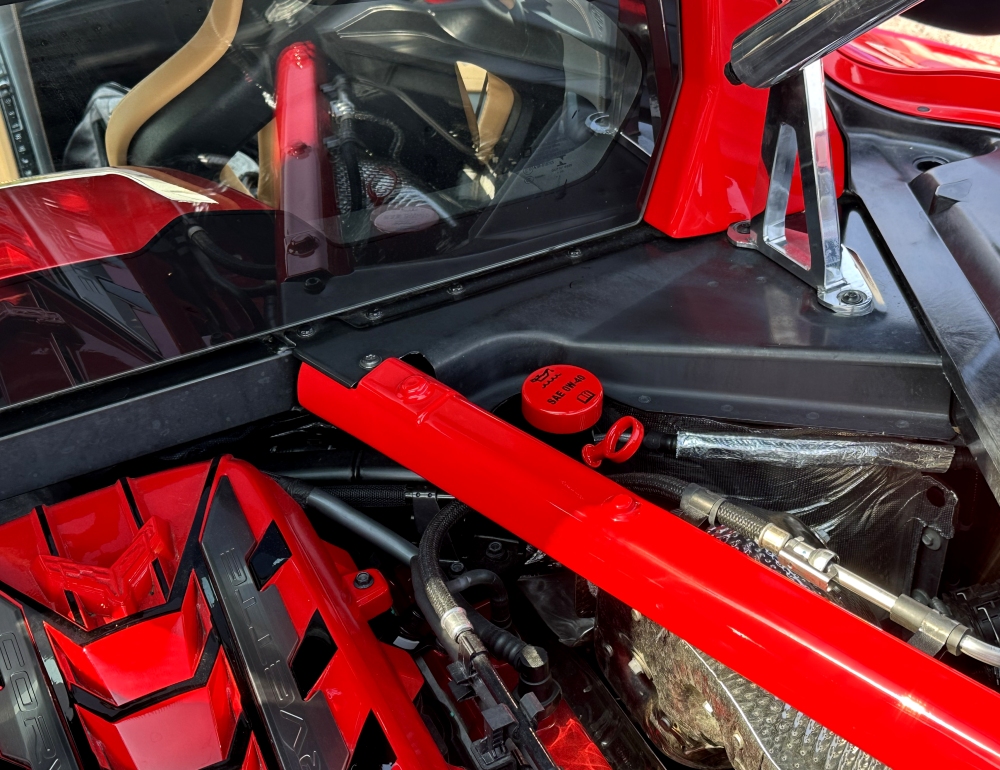 2020-2026 C8 Corvette Painted Engine Bay Dip Stick