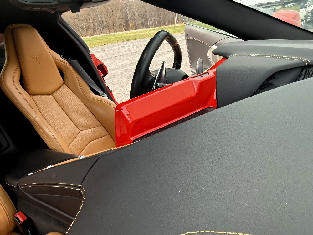 2020-2026 C8 Corvette Painted Infotainment Navigation Screen Backing Cover
