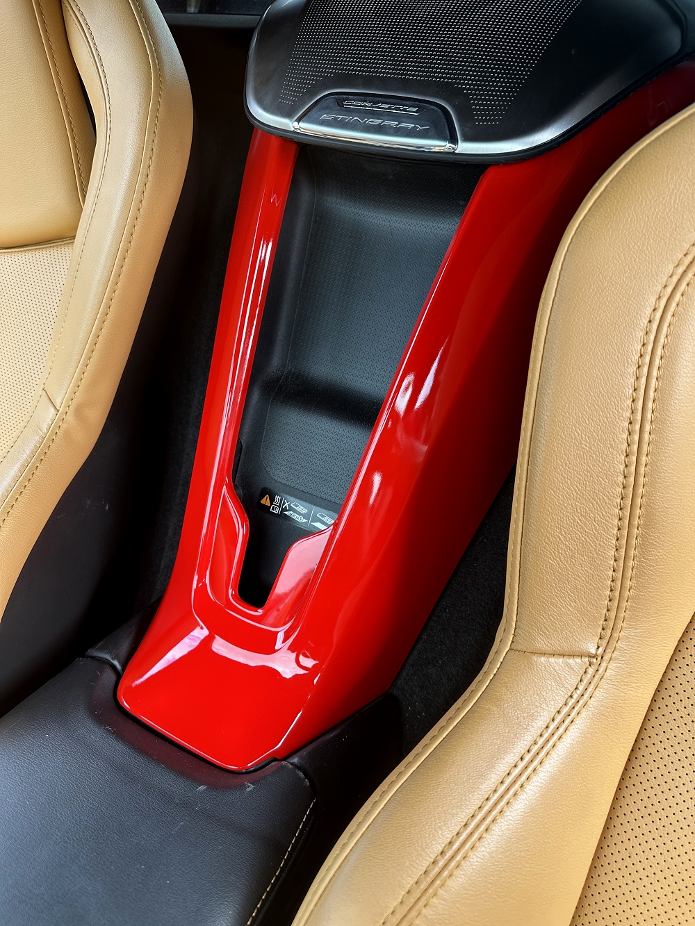 2020-2026 C8 Corvette Painted Waterfall Extension Open Design - Yes, Carbon Flas