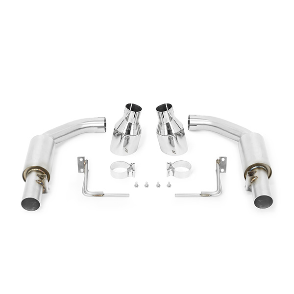 Mishimoto Mustang GT Pro Axleback Exhaust, 2015-2017, Silver