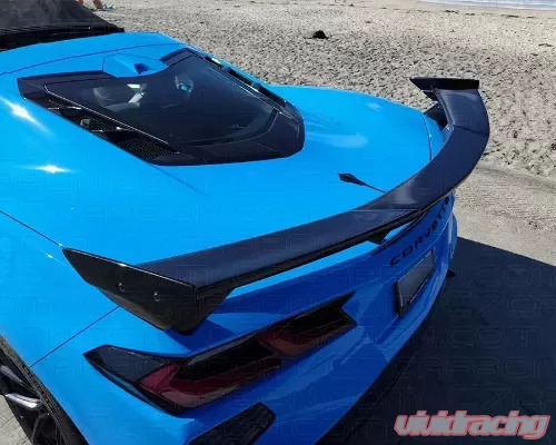 C7 Carbon High Wing OEM Style Carbon Flash Chevrolet C8 Corvette Stingray 2020-2024
