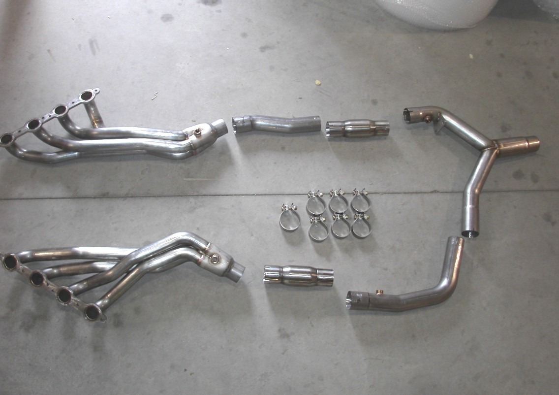 2001-2002 Camaro LS1, 2001-2002 Firebird LS1 SW Headers 1-3/4" With Catted Leads Factory Connect