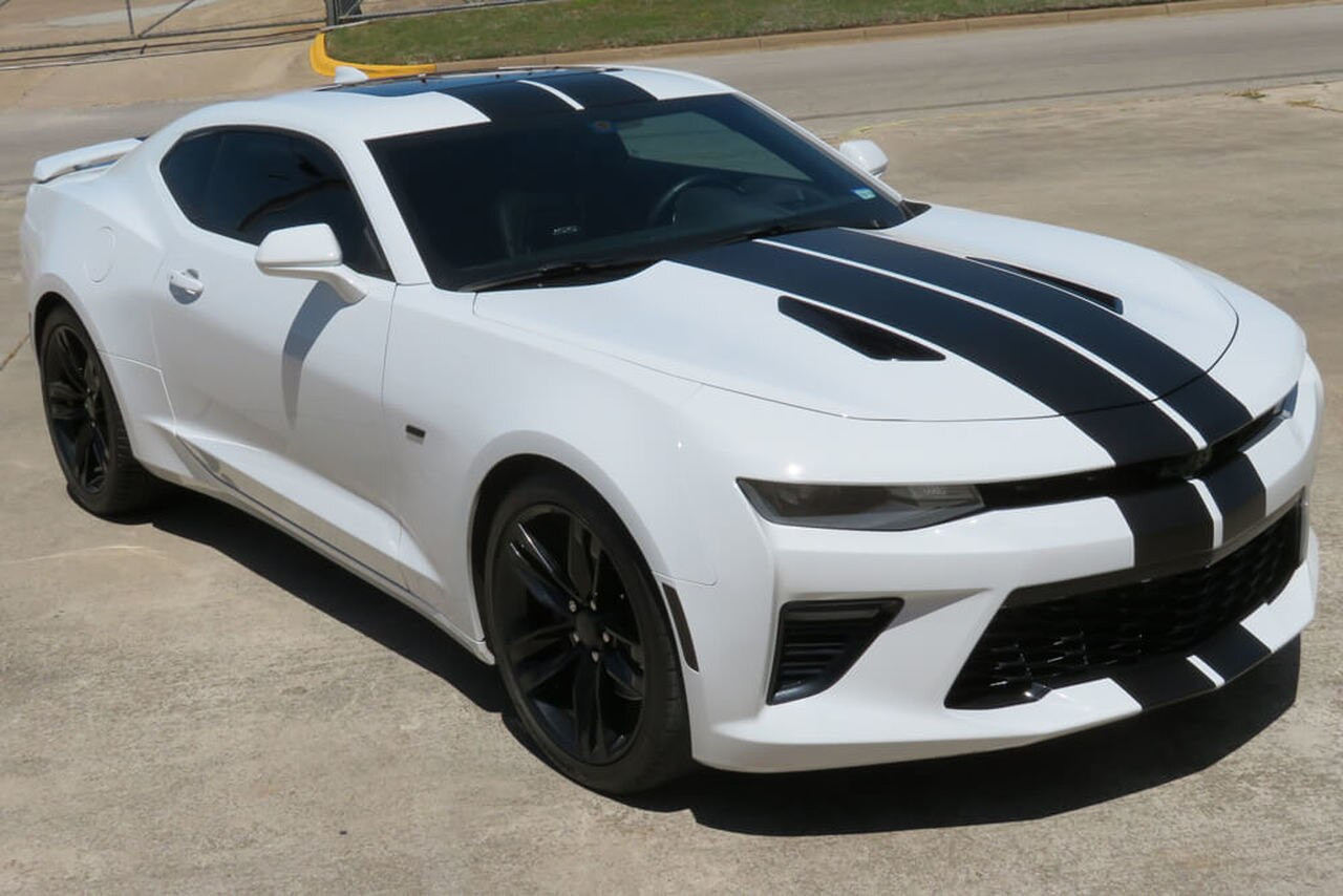 16-18 Camaro Narrow Dual Full Length Stripes, Big Worm