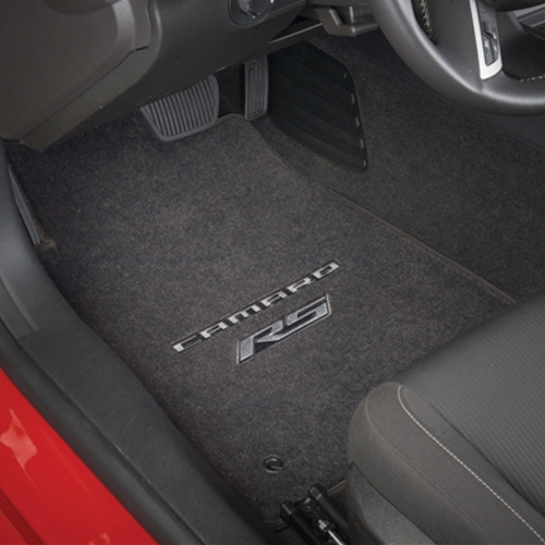 2010+ Camaro RS Floor Mats (Red Lettering & RS Logo)