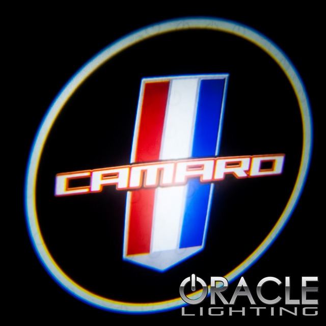 Camaro Logo ORACLE LED Door Shadow Light GOBO Projector Pair