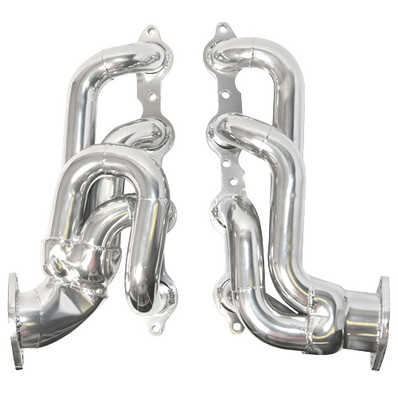 BBK 2010-15 Camaro LS3/L99 1-3/4" Shorty Tuned Length Headers, Silver Ceramic Coated