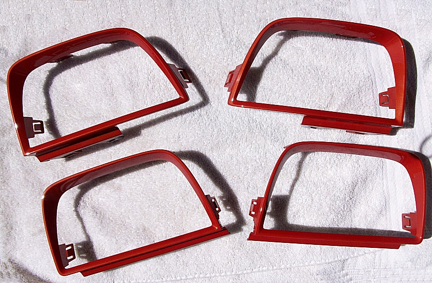 2010-2013 Camaro Custom Painted Taillight Bezels, Set of 4