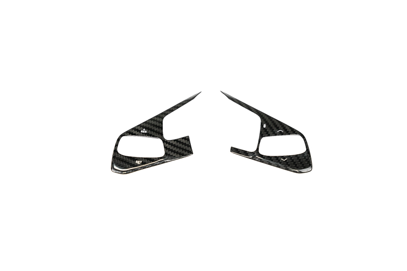 CCS C8 Corvette Steering Wheel Black Side Covers, Heated