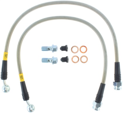 C5 / Z06 Corvette Stoptech Stainless Steel Brake Lines, Set of 2 for Rear