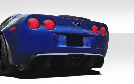 2005-2013 Chevrolet Corvette Duraflex GT Racing Rear Diffuser - 5 Piece