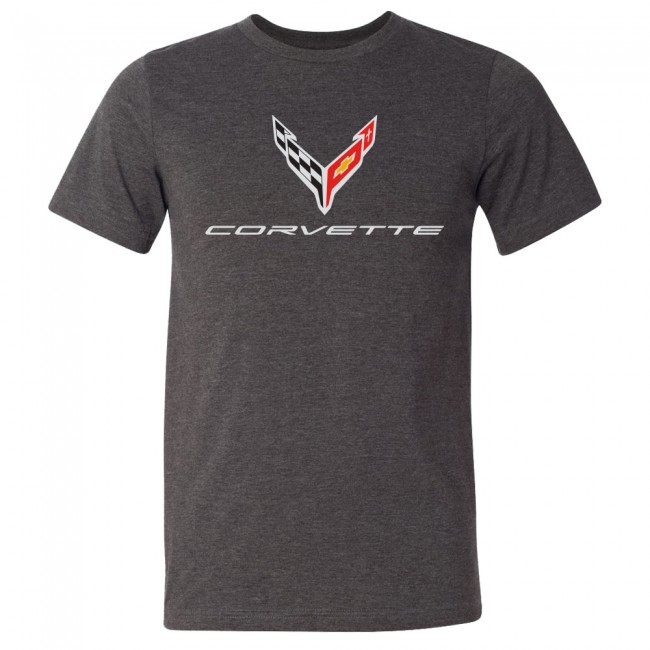 C8 Corvette, Next Generation 2020 Corvette Jersey Tee - Dark Gray