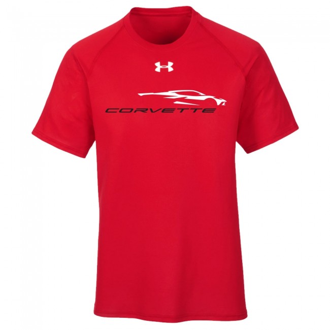 C8 Corvette, Next Generation 2020 Corvette Under Armour® Performance Tee - Red