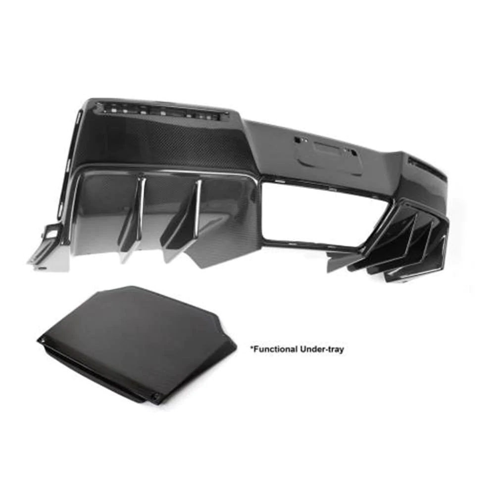 Corvette Aero Rear Diffuser w/ Undertray  V2, Carbon Fiber, APR Performance, C7 Stingray, Z06, GS