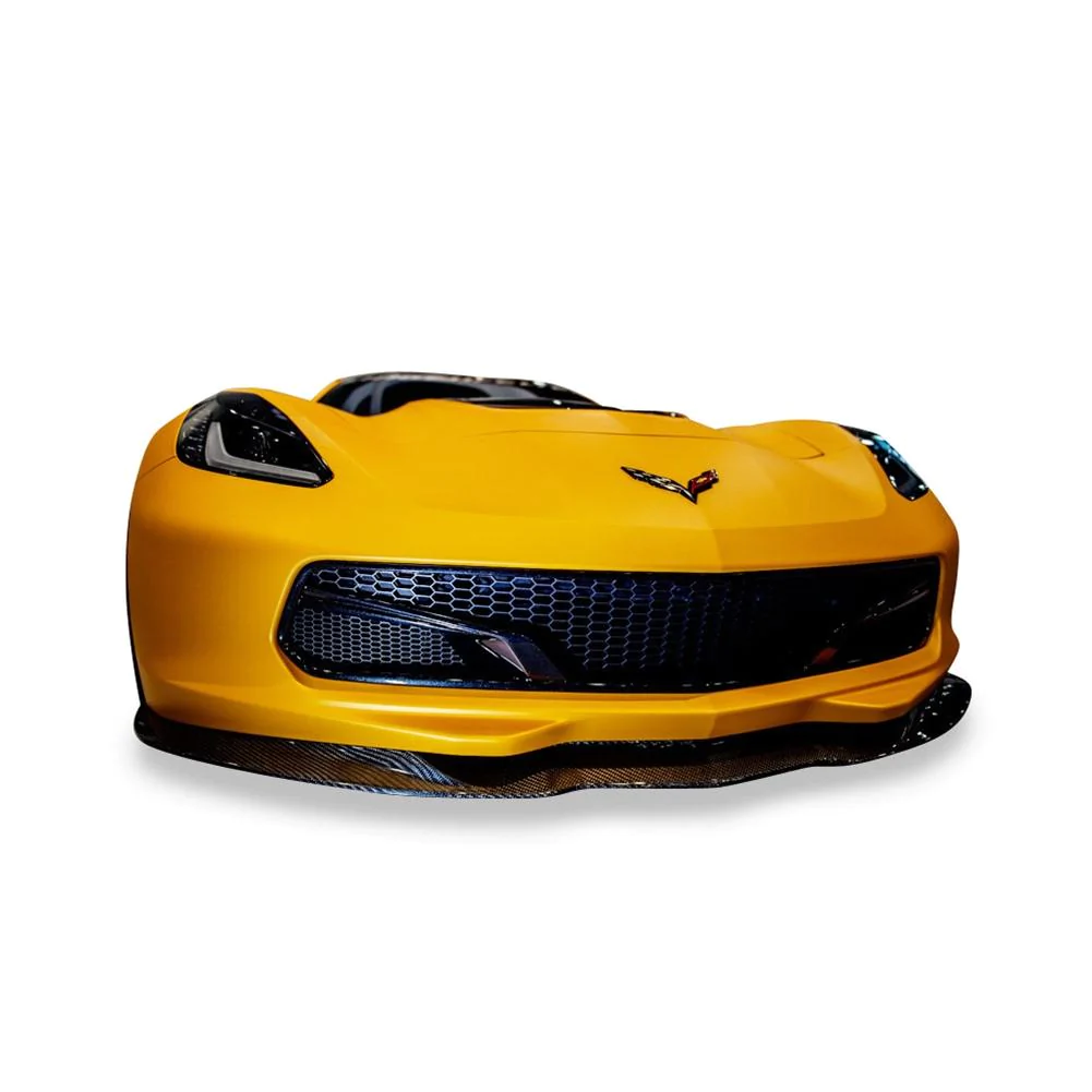 Corvette Front Splitter with Deflectors, Carbon Fiber, ACS, C7 Stingray, Z51