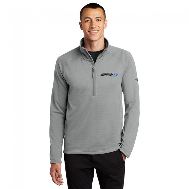 Corvette C7 ZR1 Logo North Face® Fleece Pullover Gray