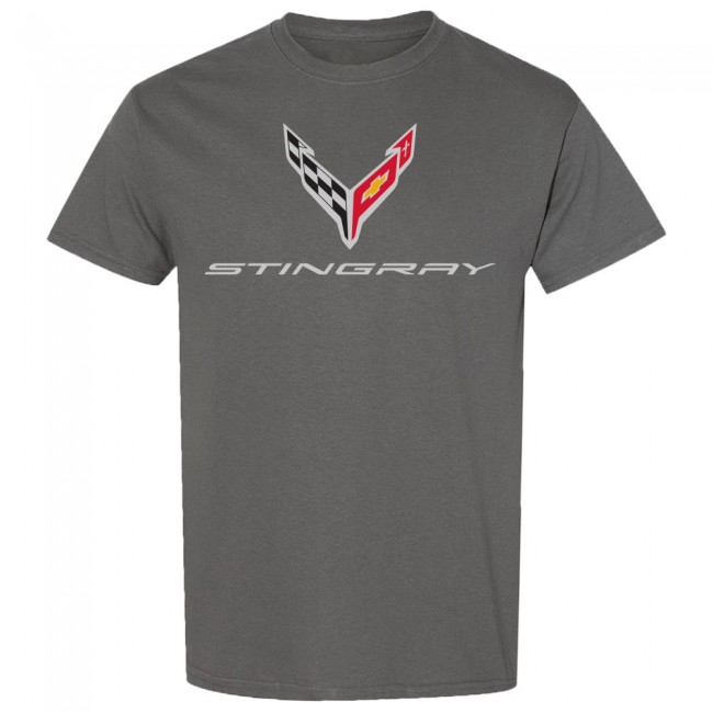 C8 Corvette, Next Generation Corvette 2020 Stingray T-Shirt - Gray